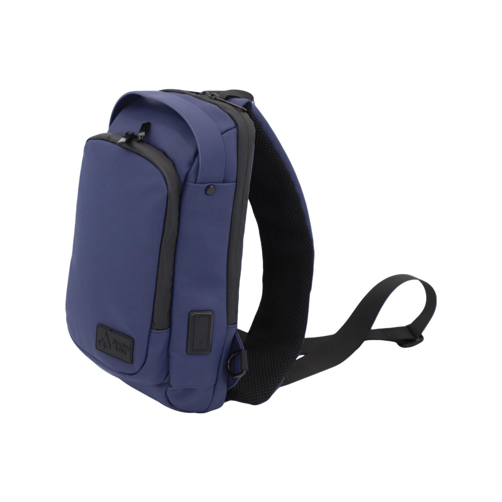FireBar Labs Smell Proof Executive Tech Cross Body w/USB-C Fast Charge Port - Hidden Lock