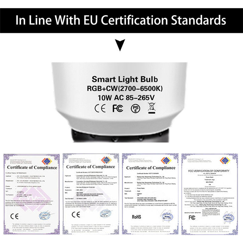 Tuya Smart LED Bulb RGB WiFi Light for Home & Office