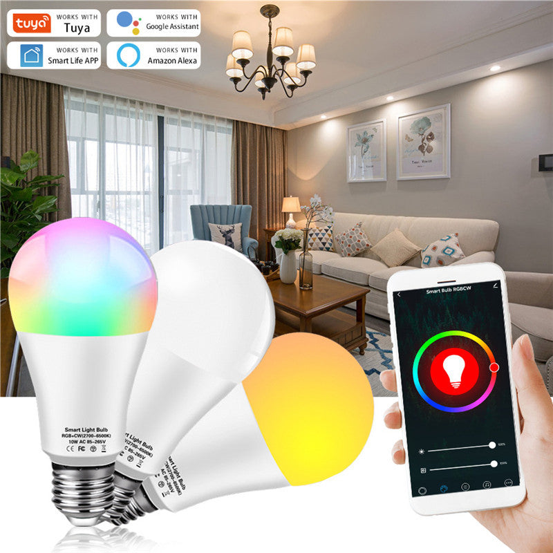 Tuya Smart LED Bulb RGB WiFi Light for Home & Office